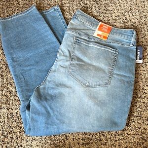 Old Navy The Rockstar crop size 18 light denim